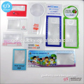 New products pocket magnifier custom printed PVC magnified plastic card reading glasses